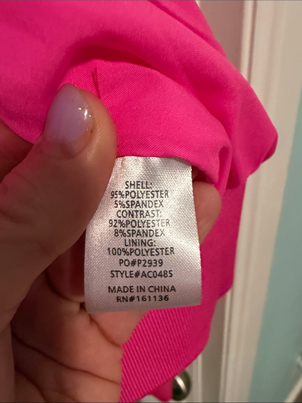 RIVIR Bright Pink Cropped Barbiecore Satin Bomber Jacket size S - Picture 3 of 10